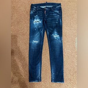 Dsquared2 women low cut jeans.Size 38.